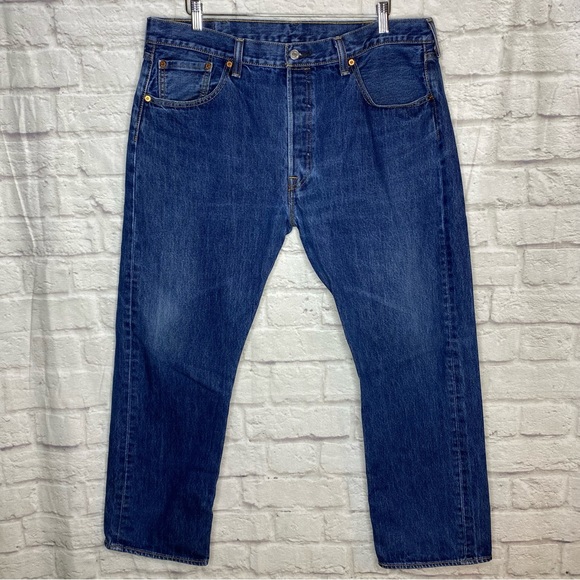 Levi's Other - Levi Strauss - Men’s 501 button down Dark Blue Jeans - 38x29